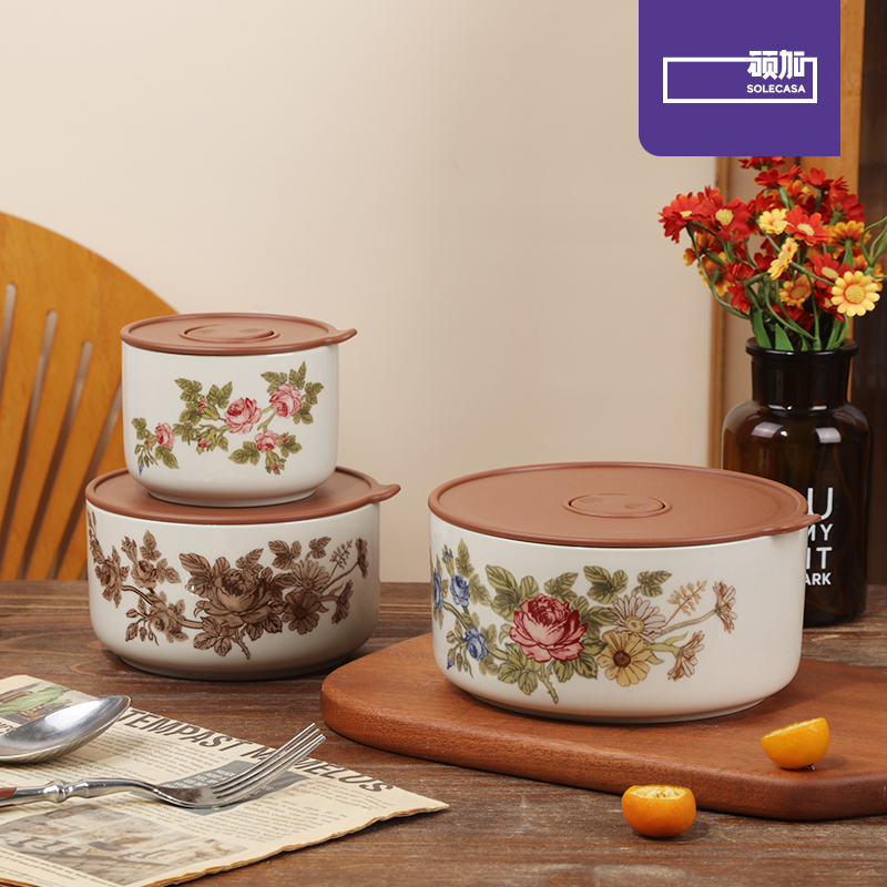 Bento Box - SOLECASA Elegancki ceramiczny pojemnik na lunch