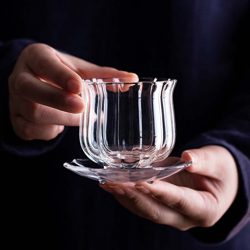 Japanese Pottery - Ręcznie Robiona, Żaroodporna Szklana Filiżanka do