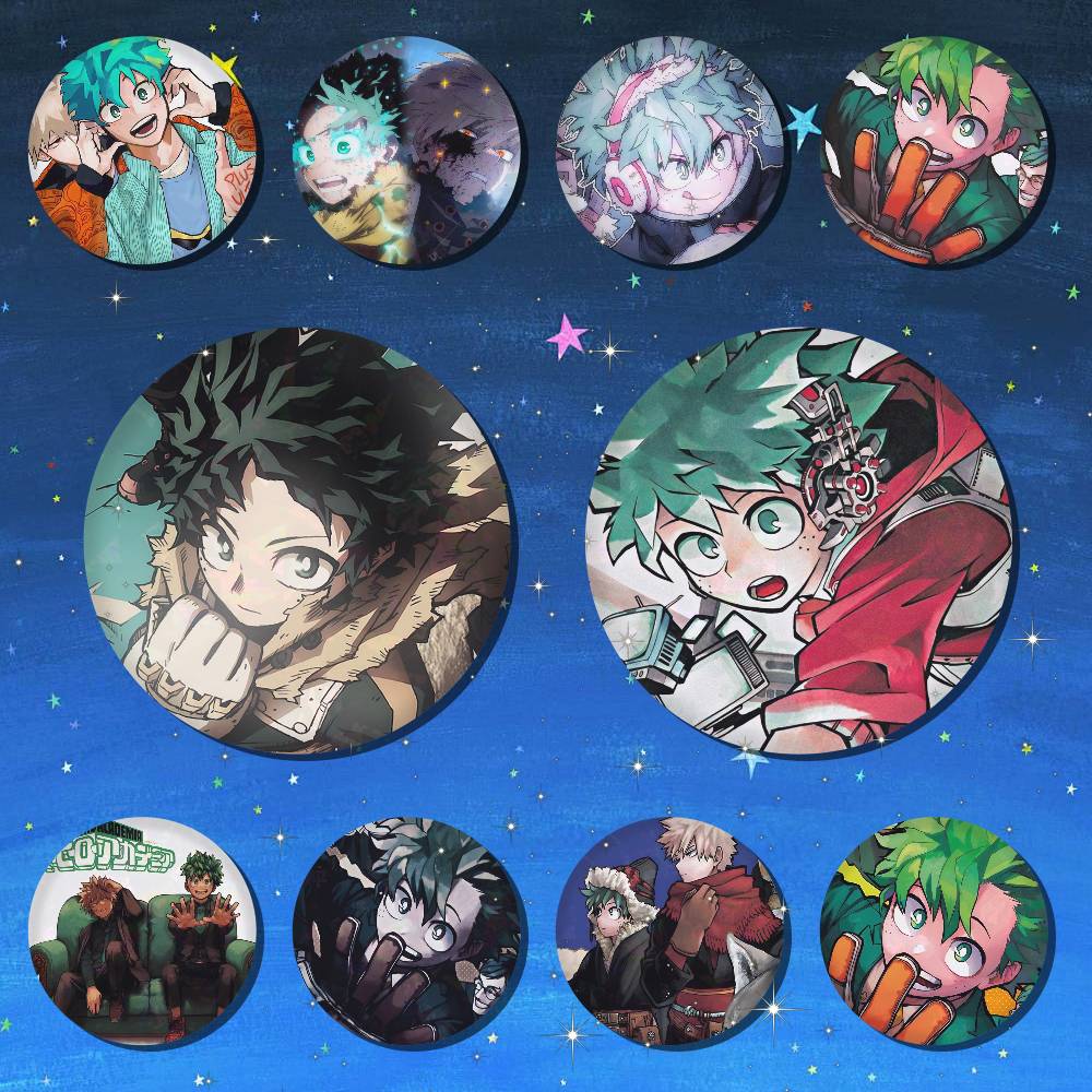 Furoshiki - A-Midoriya Izuku Bakugou Katsuki Anime Okrągłe