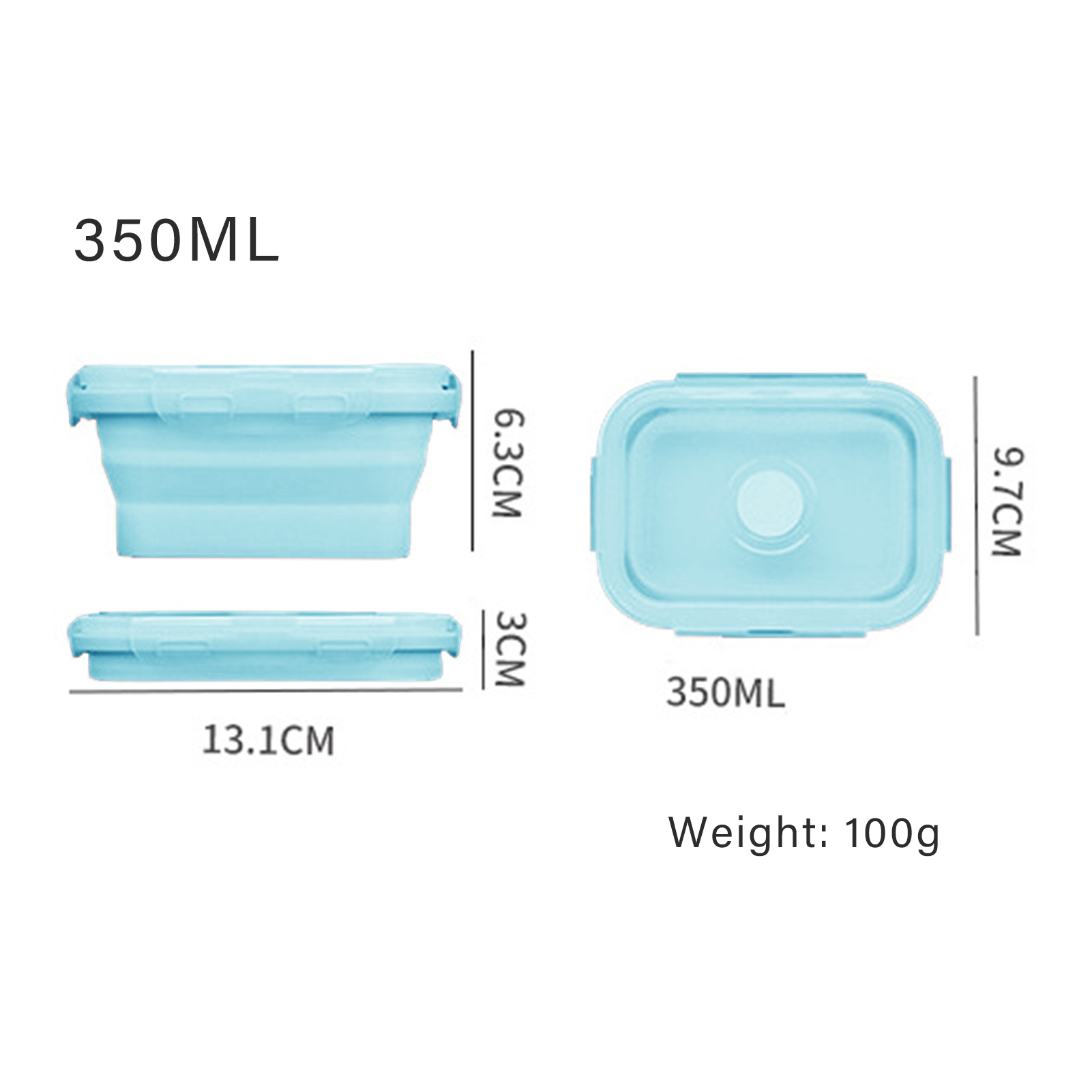 Silikonowy pojemnik na lunch,  – Bento Box recenzja i cena