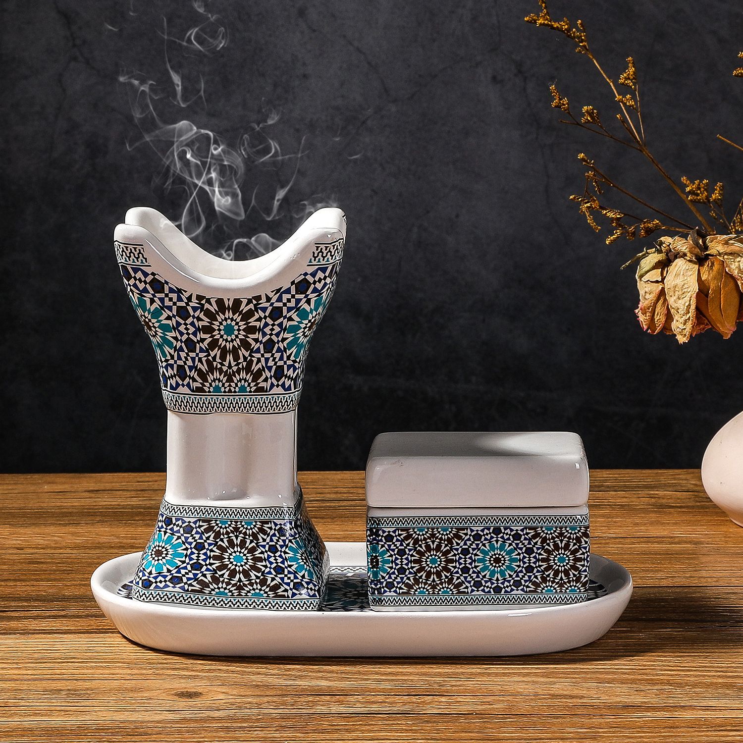 Arabski ceramiczny zestaw do p – Incense Holder recenzja i cena