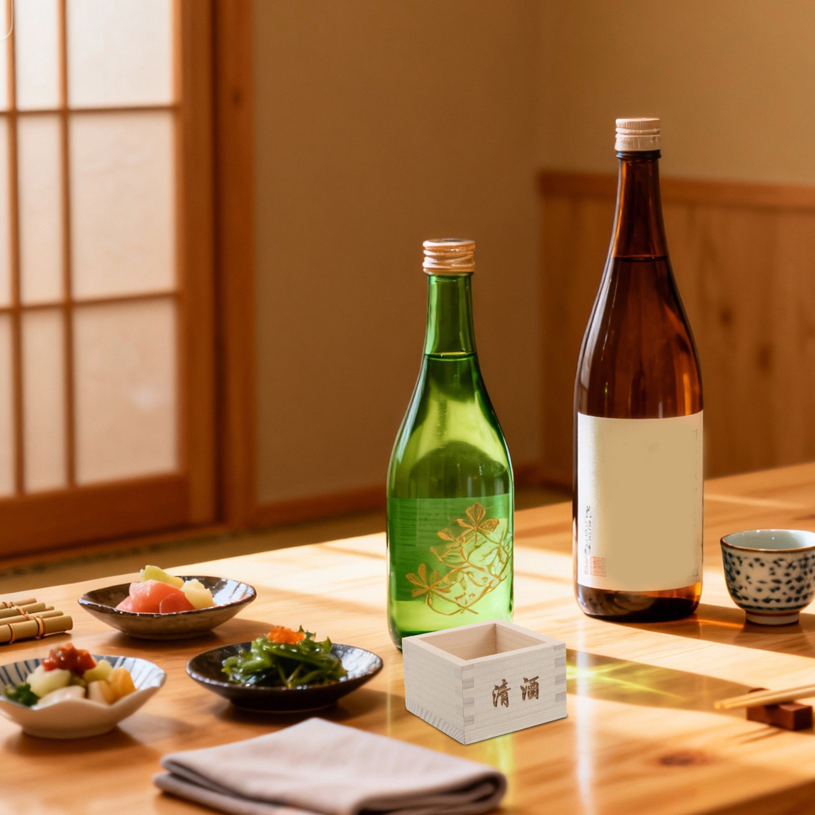 2 sztuki drewnianych pudełek n – Japanese Restaurant Lifestyle recenzja i cena