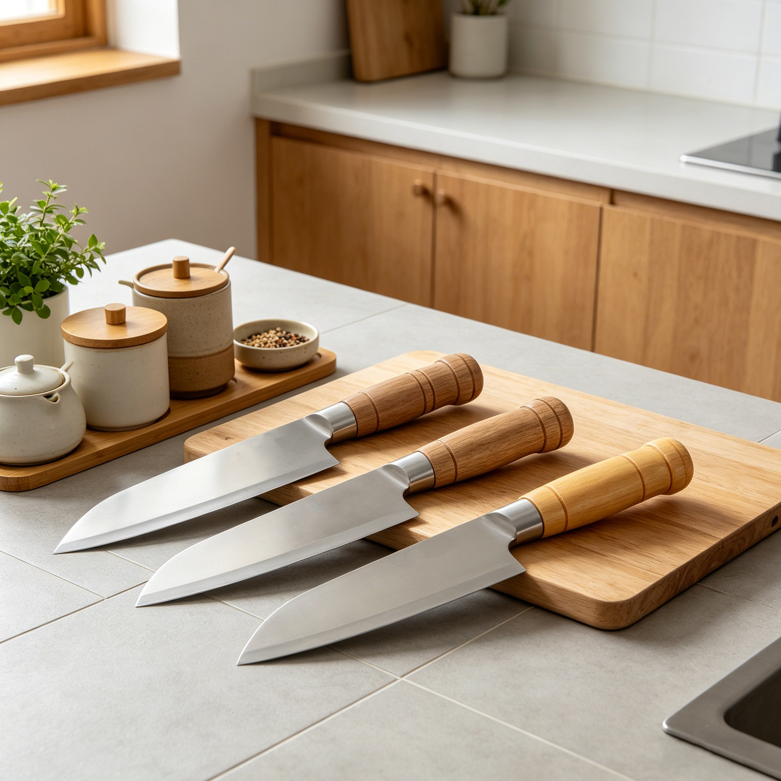 3 szt. Drewniane uchwyty do no – Japanese Knife recenzja i cena