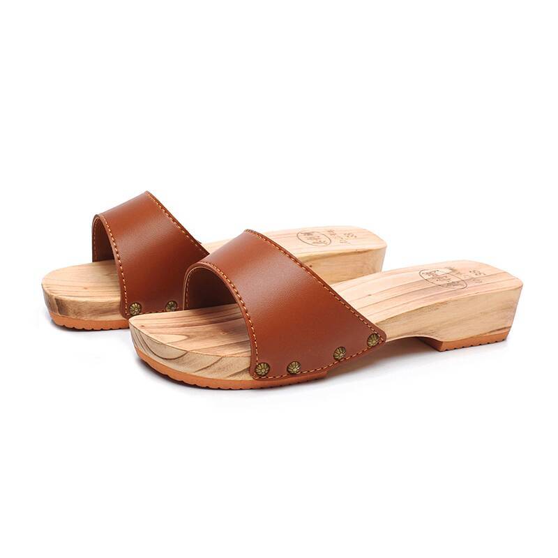 Damskie drewniane kapcie letni – Geta Wooden Sandal recenzja i cena
