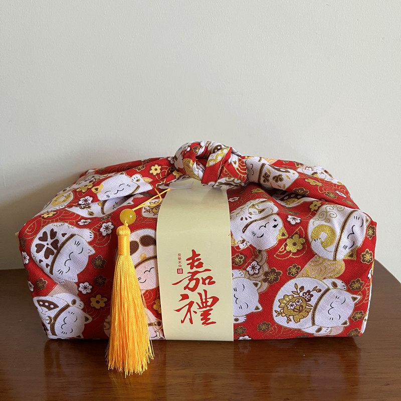 Japońska chustka w stylu furos – Furoshiki recenzja i cena