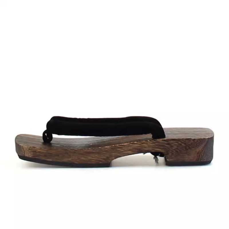 Męskie szary kolor węgielny Co – Geta Wooden Sandal recenzja i cena